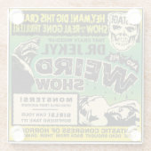  dr. Jekyl Spook Show Glazen Onderzetter (Achterkant)