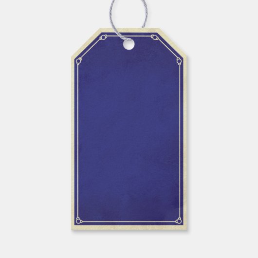 Dr. Jekyll blauw  drankje label Cadeaulabel (Achterkant)