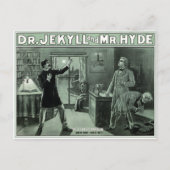 Dr. Jekyll en de heer Hyde 1880 Briefkaart (Voorkant)
