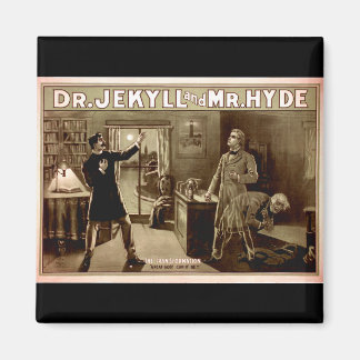 Dr. Jekyll en de heer Hyde Illustratie 1880 Magneet