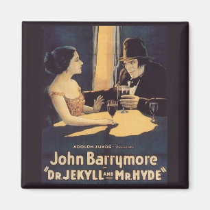 Dr. Jekyll en de heer Hyde Movie Poster Magneet