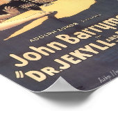Dr Jekyll et M. Hyde (1920) Affiche cinématographi (Coin)