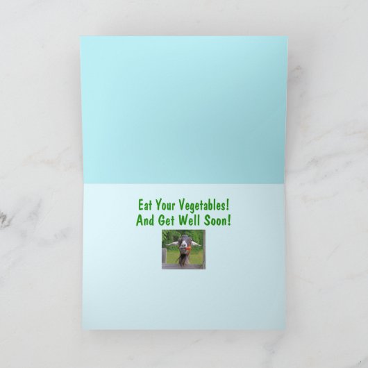 Dr. Llama Funny krijgt het goed Kaart (Binnen)