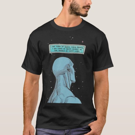 Dr Manhattan Essential T-Shirt (Voorkant)