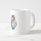 Dr Meow MD - Tasse de café géante - Dr Chat marran (Devant droit)