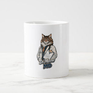 Dr Meow MD - Tasse de café géante - Dr Chat marran