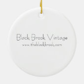 Dr. Miles Laxative Tablets Ephemera Keramisch Ornament (Achterkant)