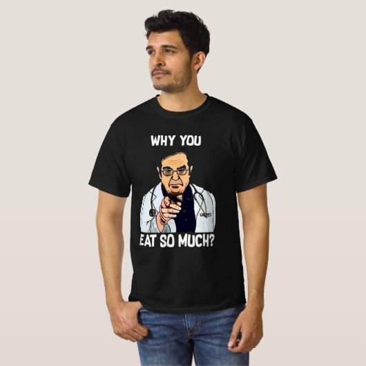 Dr. nowzaradan grappig t-shirt (Voorkant volledig)