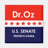 Dr. Oz US Senate Pennsylvania Magneet (Voorkant)