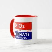 Dr. Oz US Senate Pennsylvania Mok (Voorkant links)