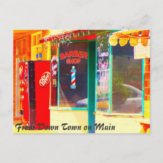 Dr. Pepper en een Hair Cut Briefkaart