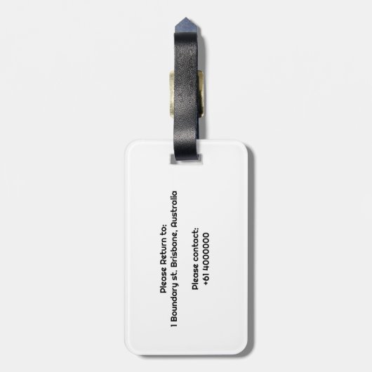 Dr. PhD Doctor Afstuderen Gift Bagagelabel (Achterkant verticaal)