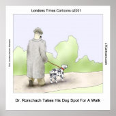 Dr. Rorschach neemt Dog Spot 4 A Walk Poster (Voorkant)