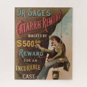 Dr. Sage's catarrhremedie Legpuzzel