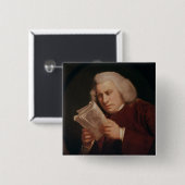 Dr. Samuel Johnson 1775 Vierkante Button 5,1 Cm (Voorkant /achterkant)