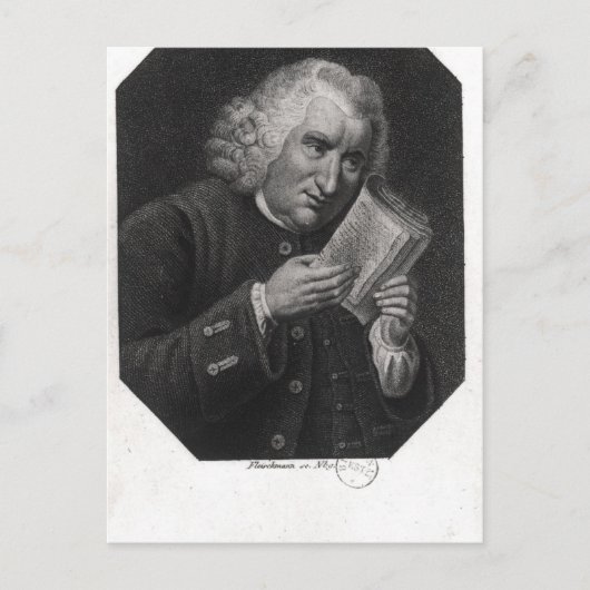 Dr. Samuel Johnson Briefkaart (Voorkant)