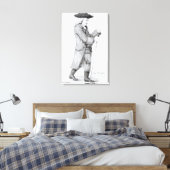 Dr. Samuel Johnson Canvas Afdruk (Insitu (Slaapkamer))