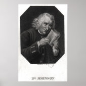 Dr. Samuel Johnson Poster (Voorkant)