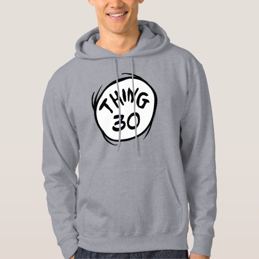 Dr. Seuss | Aangepast ding één ding twee Hoodie (Voorkant)