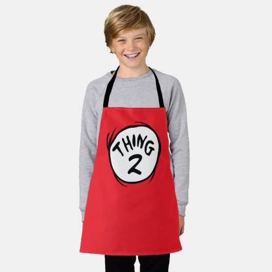 Dr. Seuss | Aangepast ding één ding twee Schort (Gedragen)
