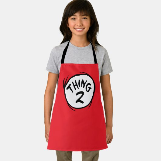 Dr. Seuss | Aangepast ding één ding twee Schort (Insitu)