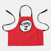 Dr. Seuss | Aangepast ding één ding twee Schort (Voorkant)