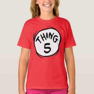 Dr. Seuss Aangepast Thing One Thing Two T-shirt