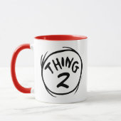 Dr. Seuss | Aangepaste Thing One Thing Two Mok (Links)