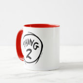 Dr. Seuss | Aangepaste Thing One Thing Two Mok (Voorkant links)