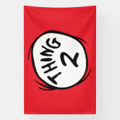 Dr. Seuss | Aangepaste Thing One Thing Two Spandoek (Verticaal)