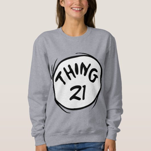 Dr. Seuss | Aangepaste Thing One Thing Two Trui (Voorkant)