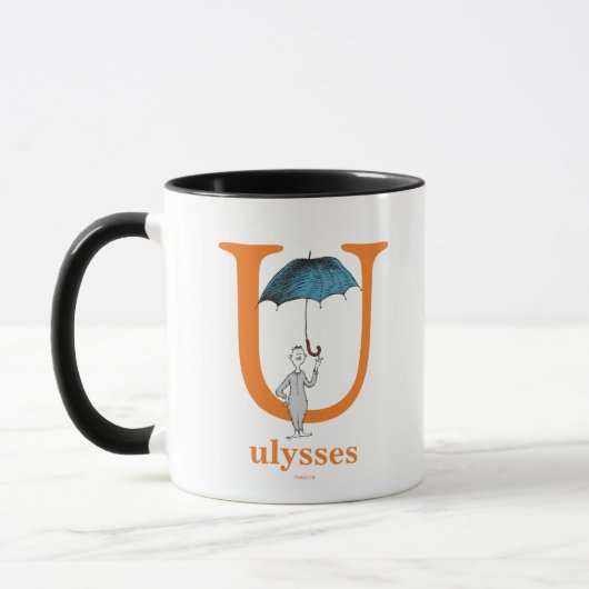 Dr. Seuss ABC: Brief U - Sinaasappel| Jouw namen t Mok (Links)