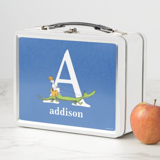 Dr. Seuss ABC: Letter A - White | Jouw namen toevo (In situ)