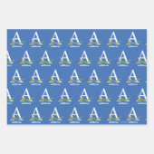 Dr. Seuss ABC: Letter A - White | Jouw namen toevo Inpakpapier Vel (Voorkant)