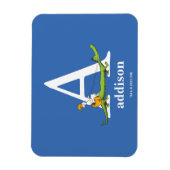 Dr. Seuss ABC: Letter A - White | Jouw namen toevo Magneet (Verticaal)