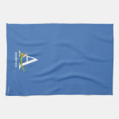 Dr. Seuss ABC: Letter A - White | Jouw namen toevo Theedoek (Horizontaal)