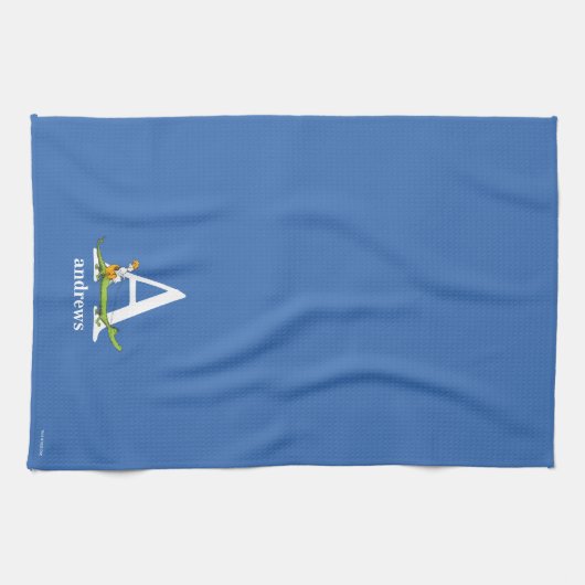 Dr. Seuss ABC: Letter A - White | Jouw namen toevo Theedoek (Horizontaal)