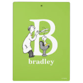 Dr. Seuss ABC: Letter B - White | Jouw namen toevo Klembord (Achterkant)