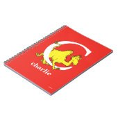 Dr. Seuss ABC: Letter C - White | Jouw namen toevo Notitieboek (Linkerzijde)