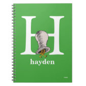 Dr. Seuss ABC: Letter H - White | Jouw namen toevo Notitieboek (Voorkant)
