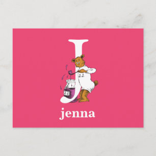 Dr. Seuss ABC: Letter J - White   Jouw namen toevo Briefkaart