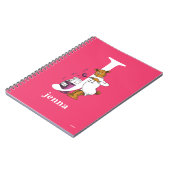 Dr. Seuss ABC: Letter J - White | Jouw namen toevo Notitieboek (Linkerzijde)