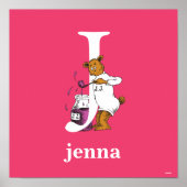 Dr. Seuss ABC: Letter J - White | Jouw namen toevo Poster (Voorkant)