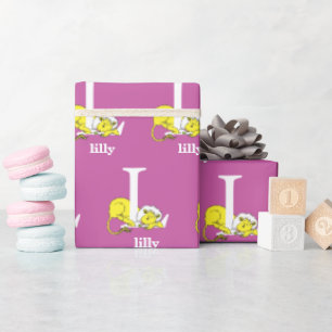 Dr. Seuss ABC: Letter L - White   Jouw namen toevo Cadeaupapier