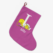 Dr. Seuss ABC: Letter L - White | Jouw namen toevo Grote Kerstsok (Voorkant (Hangend))