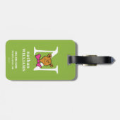 Dr. Seuss ABC: Letter N - White | Jouw namen toevo Bagagelabel (Achterkant horizontaal)