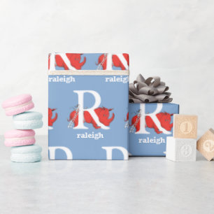 Dr. Seuss ABC: Letter R - White   Jouw namen toevo Cadeaupapier