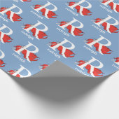 Dr. Seuss ABC: Letter R - White | Jouw namen toevo Cadeaupapier (Hoek)