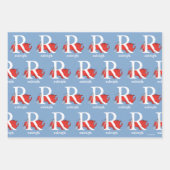 Dr. Seuss ABC: Letter R - White | Jouw namen toevo Inpakpapier Vel (Voorkant 2)