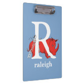 Dr. Seuss ABC: Letter R - White | Jouw namen toevo Klembord (Rechts)